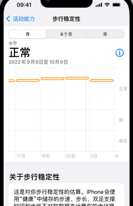 泰来iPhone手机维修如何在iPhone开启'步行稳定性通知'