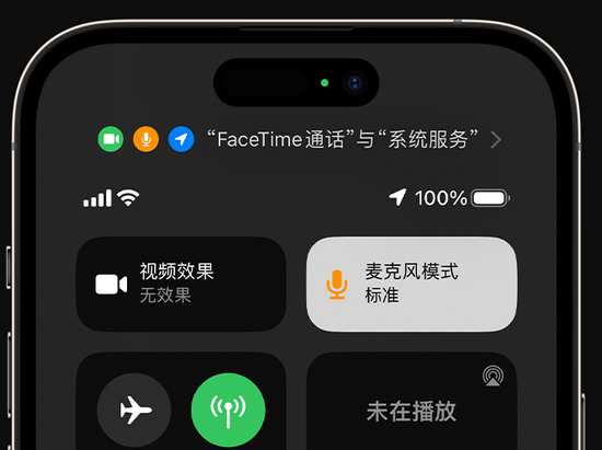 泰来苹果授权维修网点分享iPhone在通话时让你的声音更清晰 