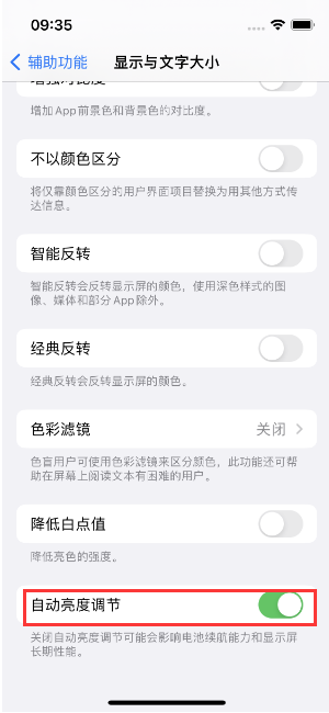 泰来苹果15维修店分享iPhone 15 Pro系列屏幕亮度 