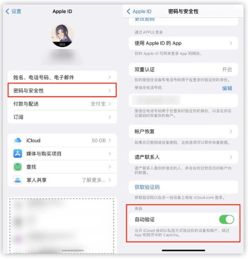 泰来苹果手机维修分享iOS 16 自动验证功能开启方法 