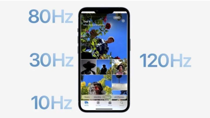 泰来苹果14维修分享iPhone 14有高刷吗 