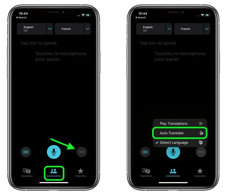 泰来苹果手机维修分享iOS 15 “翻译” App 新改进 