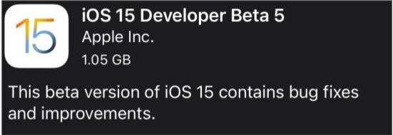 泰来苹果手机维修分享如何升级到iOS15.0 beta5 