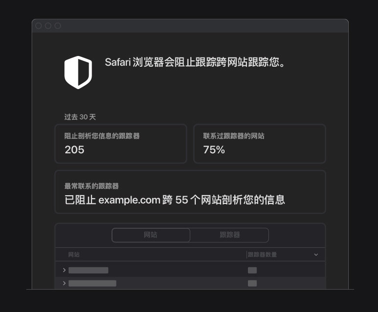 泰来苹果手机维修分享如何在 Safari 浏览器中查看和打开隐私报告 